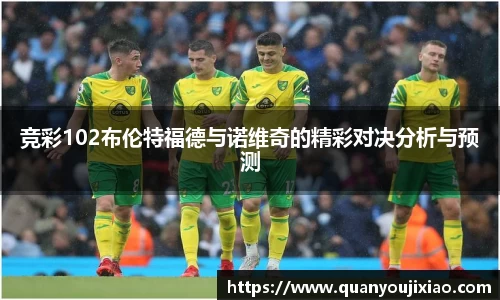 竞彩102布伦特福德与诺维奇的精彩对决分析与预测